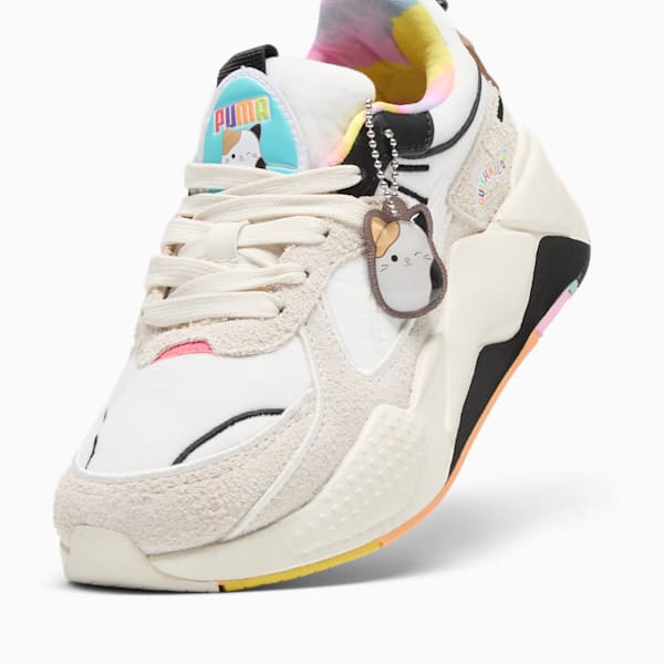 Chaussures de sport RS-X Cam PUMA x SQUISHMALLOWS, enfant et adolescent, Warm White-Alpine Snow-Lemon Meringue, extralarge